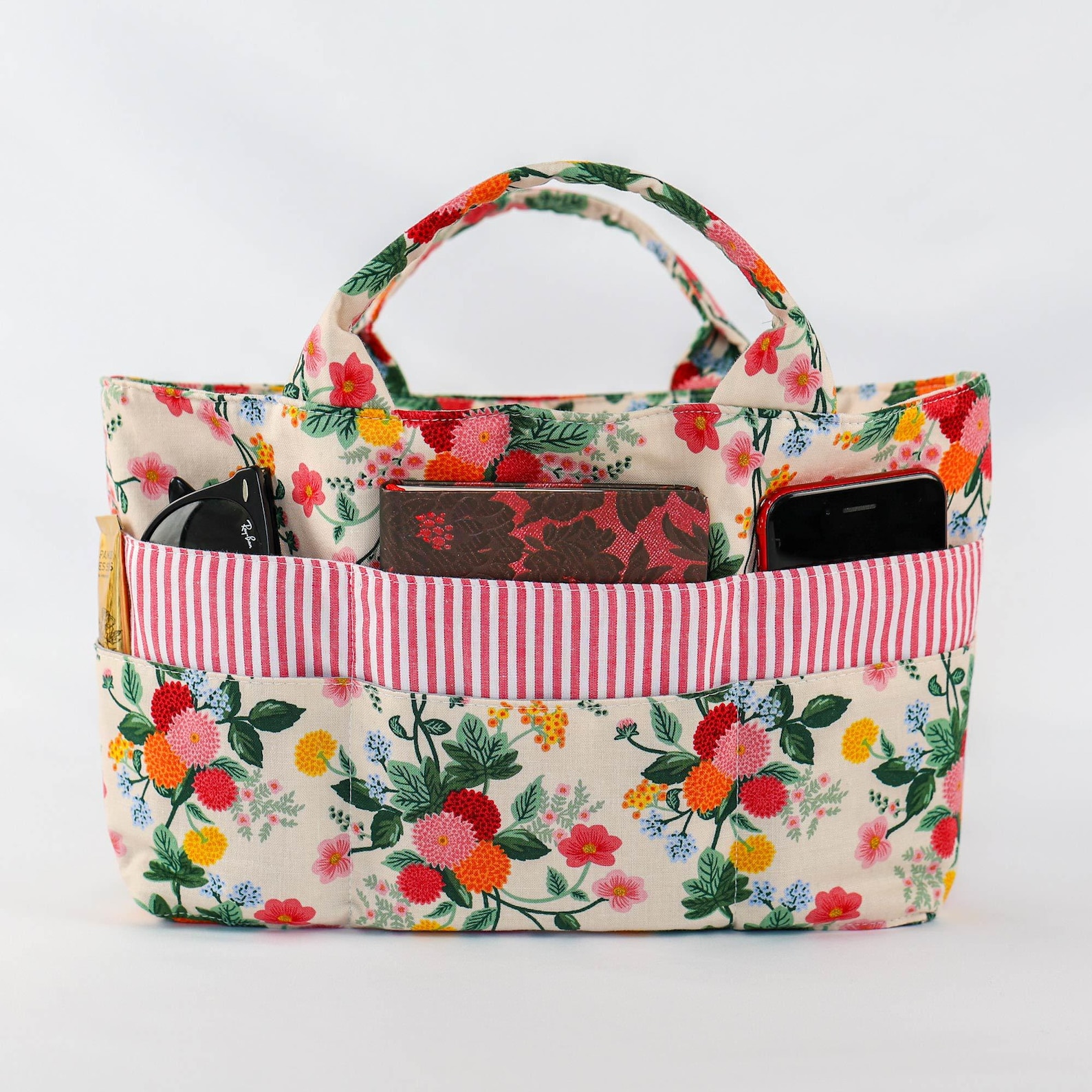 Organizer Bag Sewing PDF Pattern, Purse Organizer Pattern, Tote ...