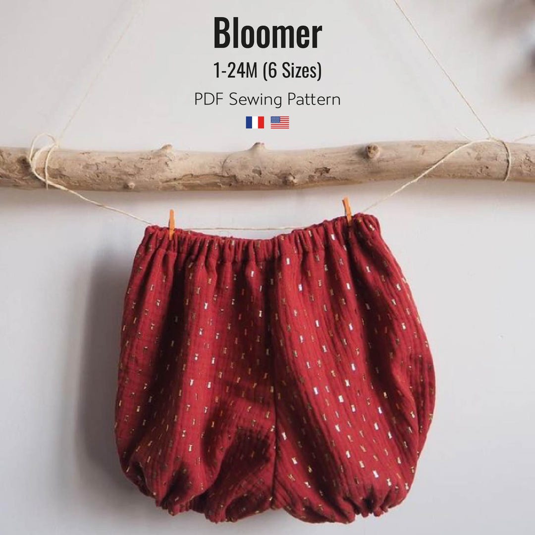 Baby Bloomer Pattern, Baby Short Pattern, PDF Sewing Pattern - Etsy