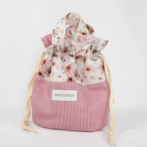 Drawstring bag pattern, drawstring bag with handle pattern digital pdf pattern image 6