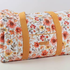 Duffle bag PDF pattern, Travel bag sewing pattern, Weekend bag pattern, Instant download PDF (A4, US letter, A1, Projector file) image 7