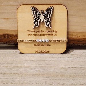 Boda, regalos de baby shower, tarjeta de agradecimiento de madera personalizable, tarjeta de agradecimiento de madera para ocasiones especiales, tarjeta de madera para ocasiones especiales