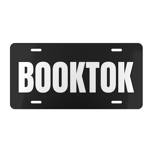 BookTok Schminkteller: Aluminium Anhänger, Lesergeschenk