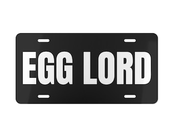 Chicken Farmer Front License Plate, Chicken Keeper Aluminum Minimalist Wall Sign