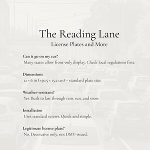 Cat Mom Vanity Plate, Aluminum Metal image 6