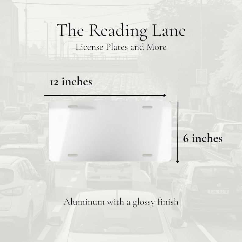 Cat Mom Vanity Plate, Aluminum Metal image 2