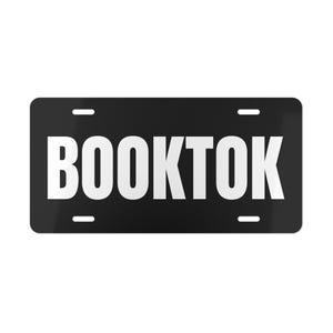 BOOKTOK Vanity Plate – Cute Gift for Readers & Book Lovers | Aesthetic Car Tag or Wall Decor | Bookish Vibes | FRee SHIPPING