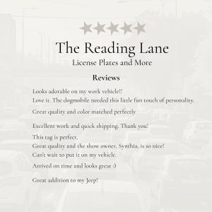 Cat Mom Vanity Plate, Aluminum Metal image 5