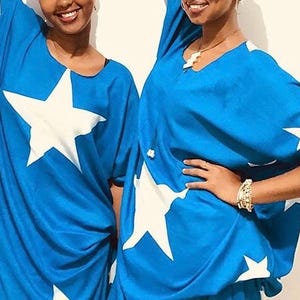 Somali Flag Baati – Limited Edition African Dress
