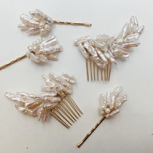 Adena baroque pearl comb, 1623 image 2