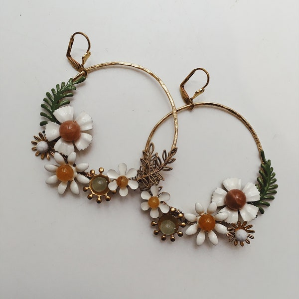 Bespoke hoop earrings, #1517