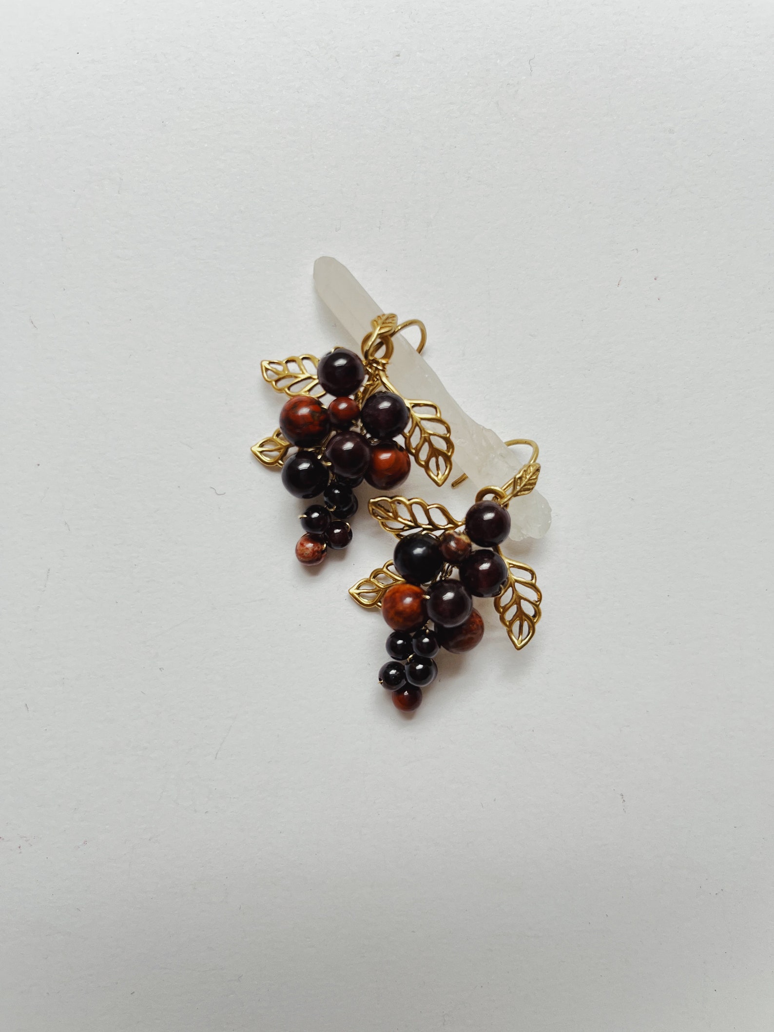 Boucles d'oreilles vignes