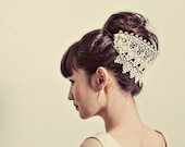 Venetian lace headpiece- style 124
