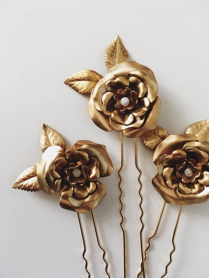 Garden rose pin set, 1616 image 6