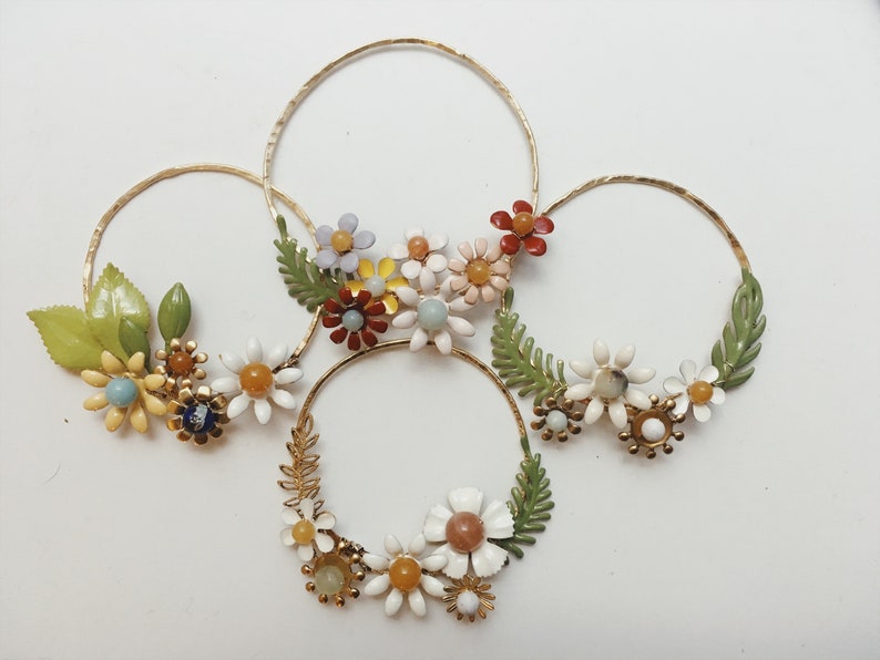 Bespoke hoop earrings #1517