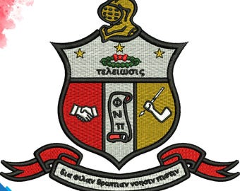 Kappa Alpha Psi 1911 Embroidery Design – DST, PES, JEF, Emb Files for Machine Embroidery