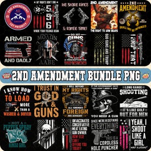 2nd Amendment Bundle png, 2nd Amendment t-shirt Design png, American flag png, Patriotic png, Second Amendment png, Military png