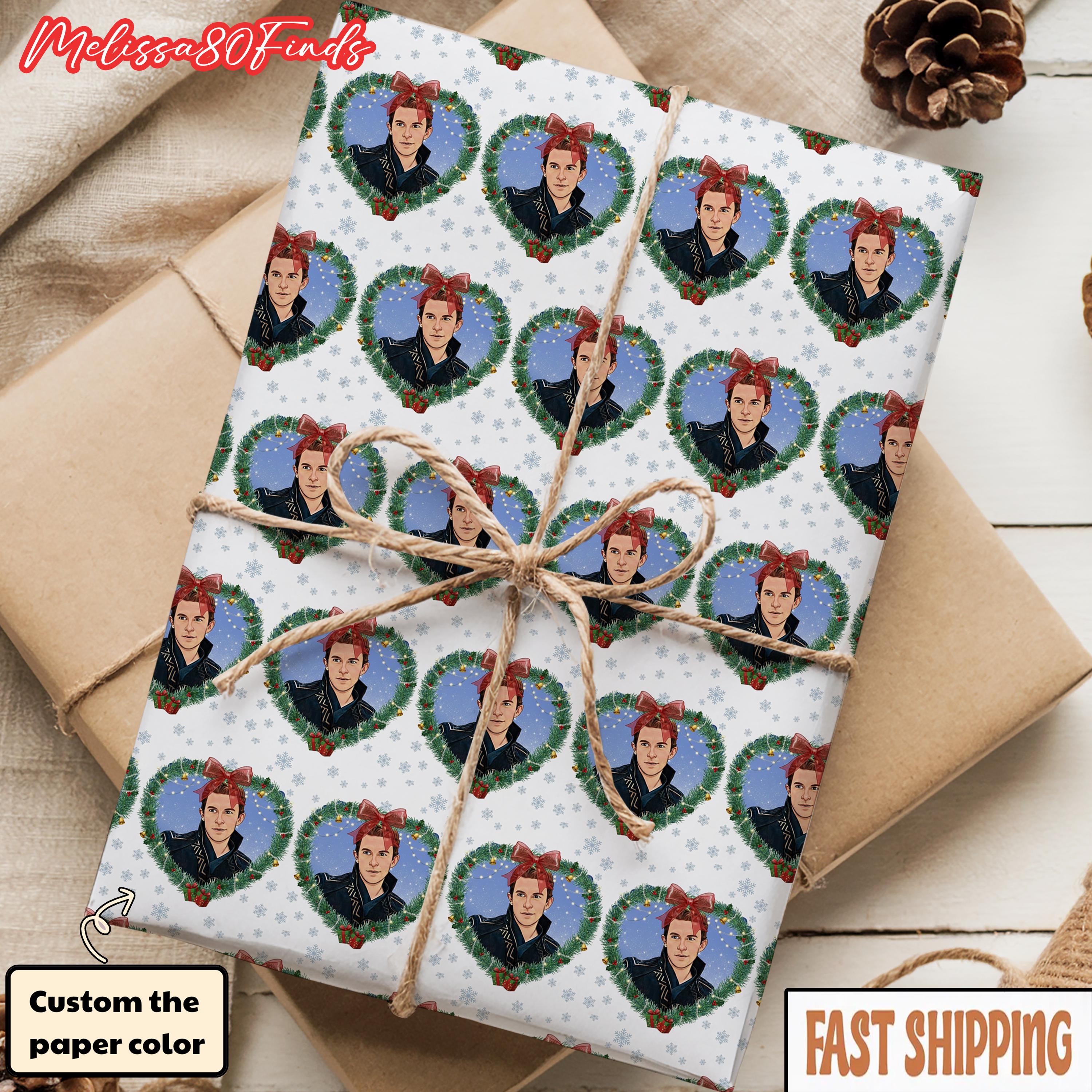 Discover Jonathan Bailey Christmas Wrapping Paper, Sexiest Man Holiday Gift, Jonathan Bailey Wicked Paper Roll, Xmas Gift Wrap, Heart Jonathan Bailey