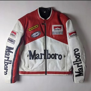 Marlboro racing leather jacket - Etsy 日本