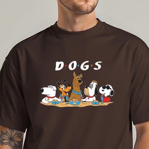 Chemise unisexe pour chiens, chemise amis chiens, t-shirt chiens Disney, chemise pour amoureux des chiens, t-shirt vacances Disney, cadeau assorti Disneyworld, couleurs confort