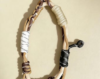 Gevlochten paracord telefoonkoord, sleutelhanger schoudertasje, handgemaakte bruine tasbedel, aardekleurige mobiele telefoonriem, duurzame telefoonbedel, cadeau voor moeder