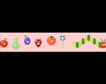 Hungry Hungry Caterpillar – Cross Stitch/Needlepoint Pattern PDF