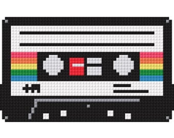 Kassettentape - Kreuzstichmuster PDF