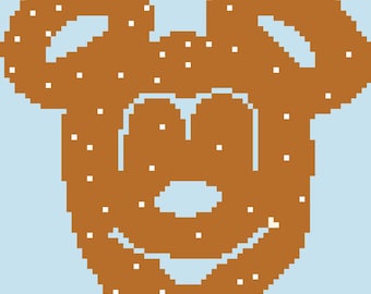 Mickey Pretzel – Cross Stitch/Needlepoint Pattern PDF
