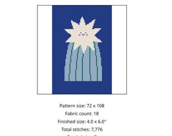 Shooting Star Needlepoint Pattern