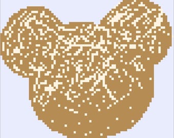 Mickey Beignet – Cross Stitch/Needlepoint Pattern PDF