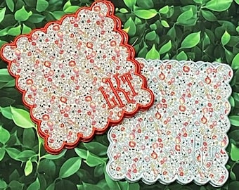 Liberty Scallop Cocktail Napkins