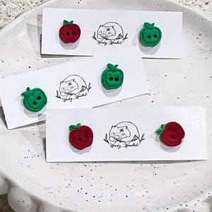 Baby Apfel Ohrstecker