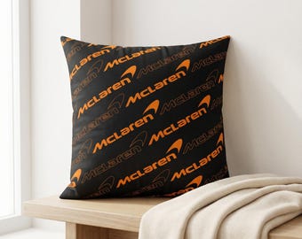 F1 McLaren Formula 1 Team Pillow | Motorsport Racing Car Logo Cushion