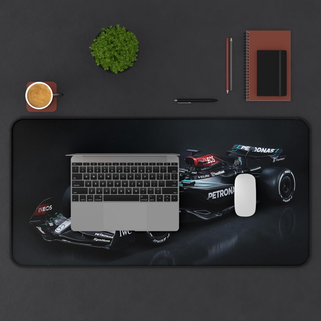 Black Racing Formula Car Desk Mat | Motorsport Gaming Mousepad - Etsy
