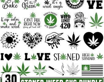 Pacchetto SVG di erba, citazioni sull'erba SVG, foglia di erba SVG, fumo SVG, cannabis SVG, marijuana SVG, hippie SVG, marijuana SVG, buone vibrazioni per Cricut