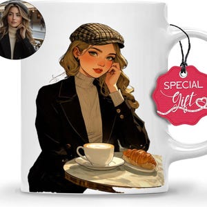 Custom Cartoon Ver 3 Style Mug, Funny Personalized Photo Gift, Gift For Him/Her, Custom Photo Rendering Mug. Gift For Family, Kids