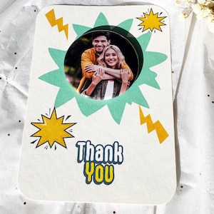 Dankeskarte mit Foto und Magnet – Besondere Geschenke mit persönlichem Touch