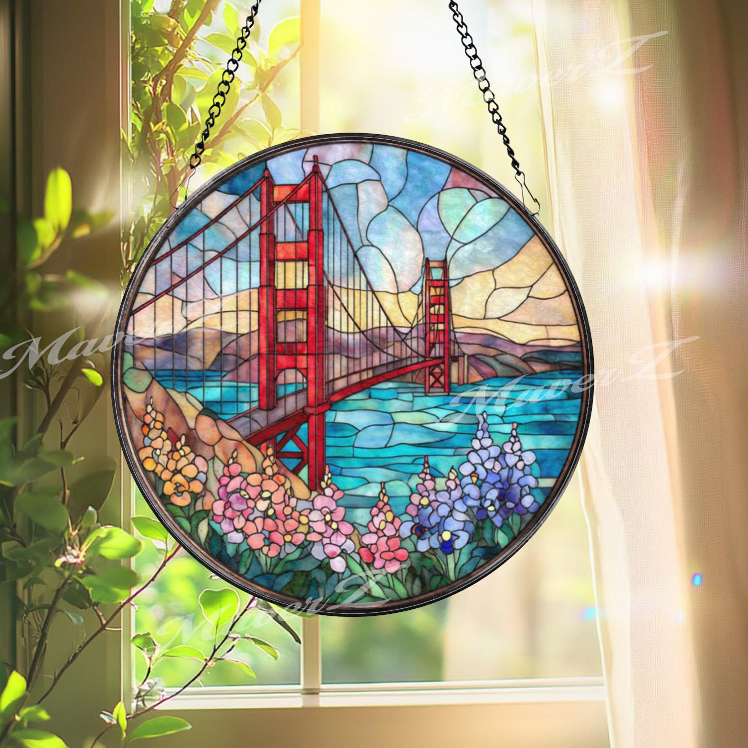 San Francisco Stained Glass - Etsy