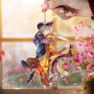 Dancing Couple Glass - Etsy