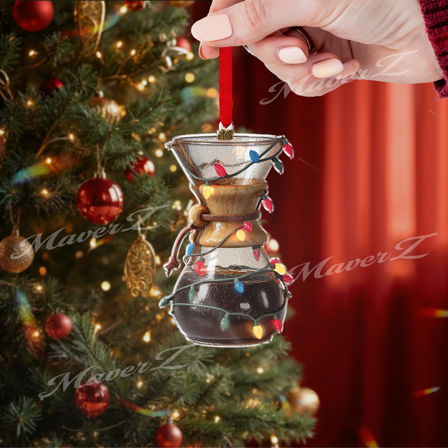 クリスマスコーヒーケメックスオーナメント、ホリデーバリスタ