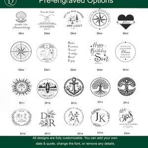 Personalised British Prismatic Military Brass Compass image 12