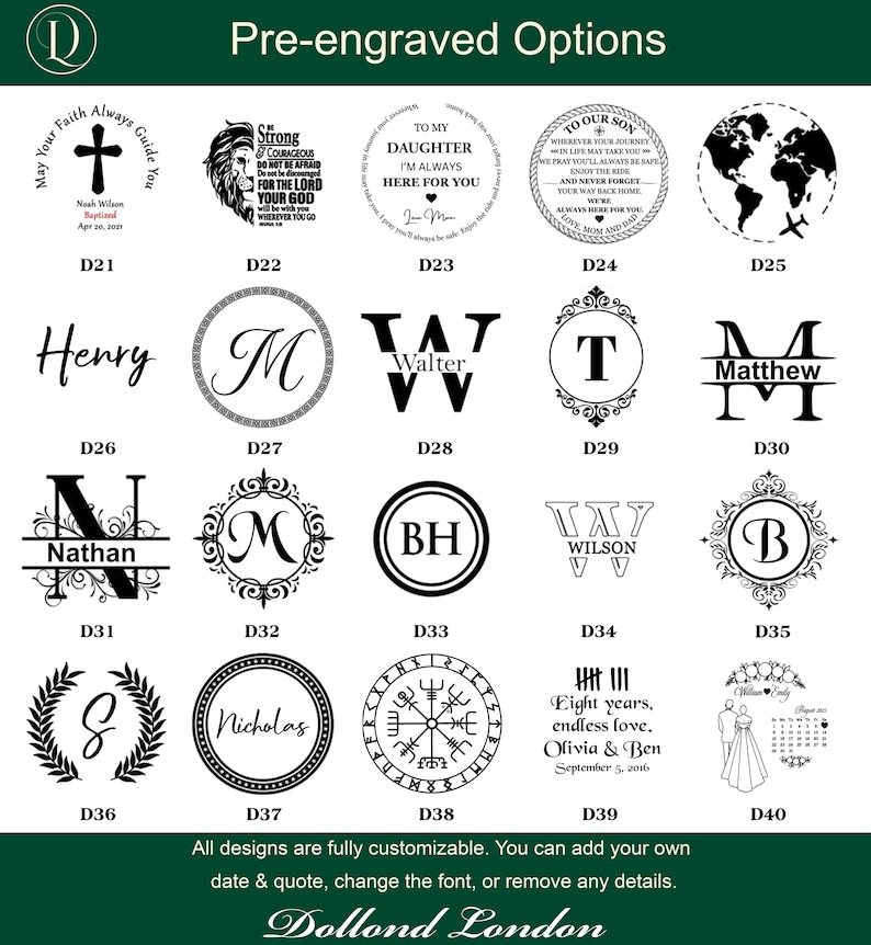 Personalised British Prismatic Military Brass Compass image 10