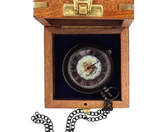 Personalised The Admiral Skeleton Pocket Watch Gift