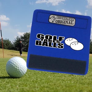 Golf Takes Balls Grip - Lustiges Golf Zubehör für Taschen und Golfwägen – Geschenk für Männer und Frauen – Golf Griffabdeckung