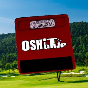 O Shit Grip for Golf - Lustiges Golf Zubehör für Taschen und Golfwägen – Geschenk für Männer und Frauen – Golf Griffabdeckung