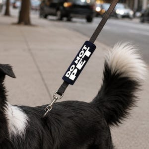 „Nicht streicheln“-Hundeleinenhülle | Kommunikationszubehör für reaktive Hunde beim Gassigehen