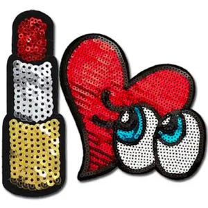 Custom Reversible Sequin Patch: Personalized Name/Logo, Iron-On/Sew-On