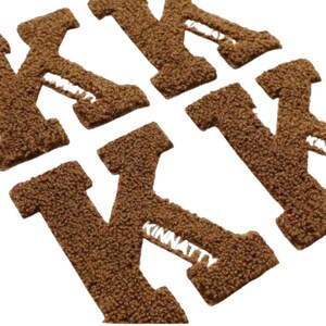 Custom Chenille Letter Patch – Iron-On Varsity Jacket Patch