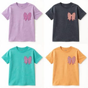 Custom Sequin Bow Patch | Adult size | Shirt size | Iron on Patches image 6