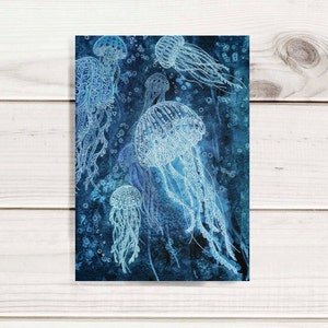 Jellyfish Print - Archival Paper OR Canvas