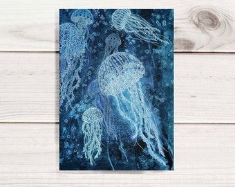 Jellyfish Print - Archival Paper OR Canvas